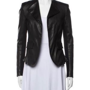 Theory Lamb Leather Jacket